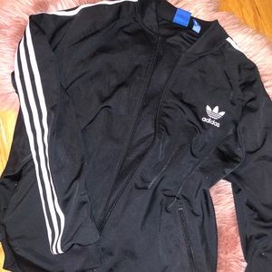 Adidas track zip up jacket